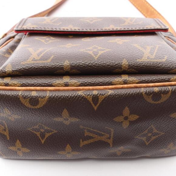 LOUIS VUITTON Brown Monogram Leather Shoulder Bag - Picture 10 of 14